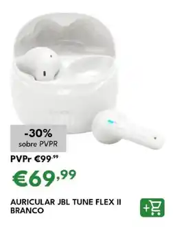 Radio Popular Auricular jbl tune flex I branco promoção