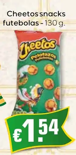 Bolama Cheetos snacks futebolas promoção