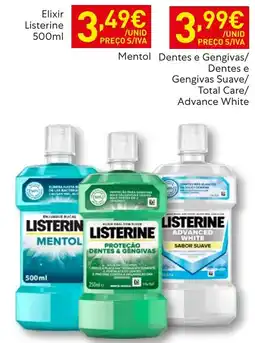 Recheio Elixir Listerine Mentol promoção