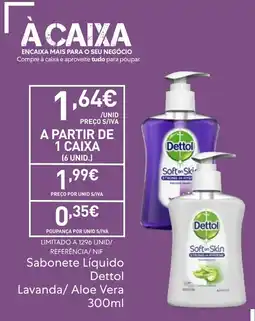 Recheio Sabonete Líquido Dettol Lavanda/ Aloe Vera promoção