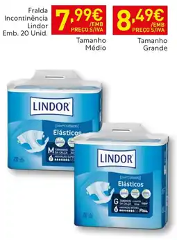 Recheio Fralda Incontinência Lindor Tamanho Médio promoção