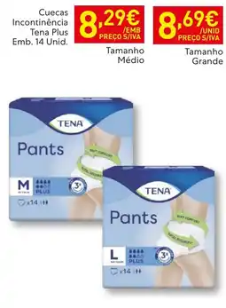 Recheio Cuecas Incontinência Tena Plus Tamanho Médio promoção