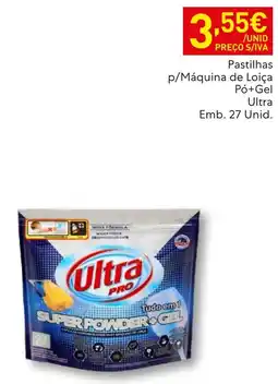 Recheio Pastilhas p/Máquina de Loiça Pó+Gel Ultra promoção