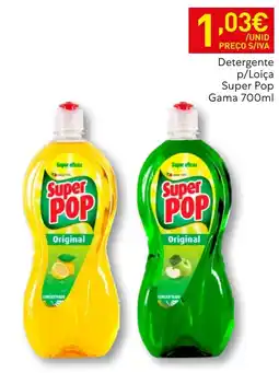 Recheio Detergente p/Loiça Super Pop Gama promoção