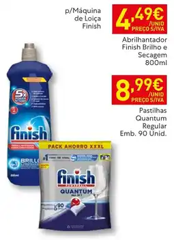 Recheio Abrilhantador Finish Brilho e Secagem p/Máquina de Loiça promoção
