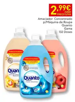 Recheio Amaciador Concentrado p/Máquina de Roupa Quanto Gama promoção