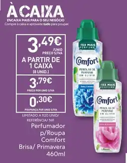 Recheio Perfumador p/Roupa Comfort Brisa/ Primavera promoção