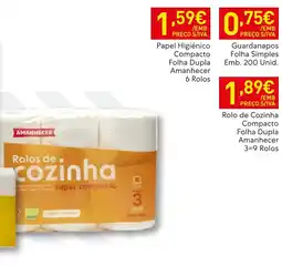 Recheio Papel Higiénico Compacto Folha Dupla Amanhecer 6 Rolos promoção