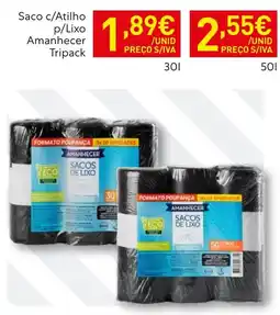 Recheio Saco c/Atilho p/Lixo Amanhecer Tripack promoção