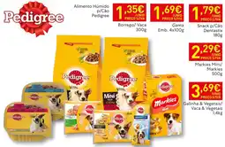 Recheio Alimento Húmido p/Cão Pedigree Borrego/ Vaca promoção