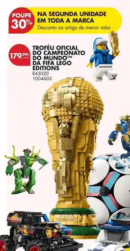 Pingo Doce Troféu oficial do campeonato do mundotm da fifa lego editions promoção