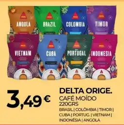 Miranda Supermercados Delta orige. café moído promoção