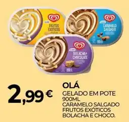 Miranda Supermercados Olá gelado em pote promoção