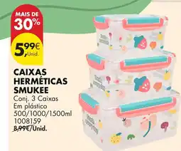Pingo Doce Caixas herméticas smukee promoção