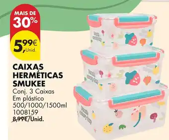 Pingo Doce Caixas herméticas smukee promoção
