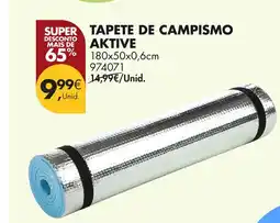 Pingo Doce Tapete de campismo aktive 180x50x0,6cm promoção