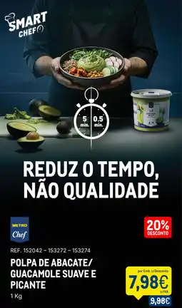 Makro Polpa de abacate/ guacamole suave e picante promoção