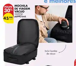 Pingo Doce Mochila de viagem vácuo promoção
