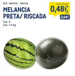 Makro Melancia preta/ riscada promoção