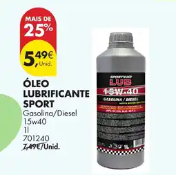 Pingo Doce Óleo lubrificante sport promoção
