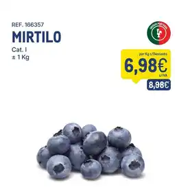 Makro Mirtilo promoção