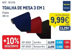 Makro Toalha de mesa 3 em 1 promoção