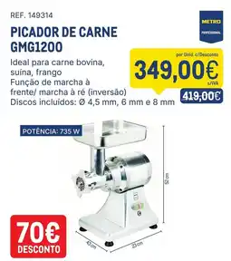 Makro Picador de carne GMG1200 promoção
