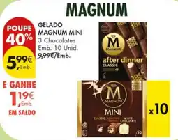 Pingo Doce Gelado magnum mini promoção
