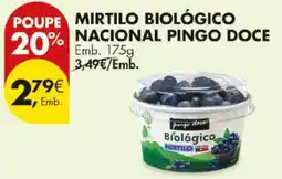 Pingo Doce Mirtilo biológico nacional pingo doce promoção