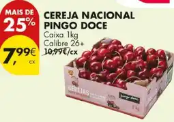 Pingo Doce CEREJA NACIONAL PINGO DOCE promoção