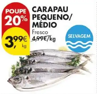 Pingo Doce Carapau pequeno/ médio promoção