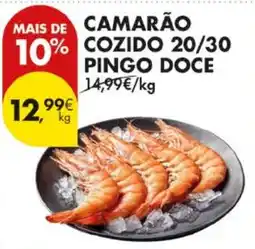 Pingo Doce Camarão cozido 20/30 pingo doce promoção