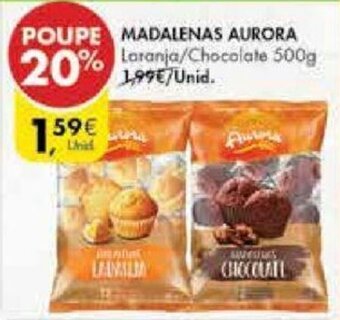 Pingo Doce Madalenas Aurora 500g promoção