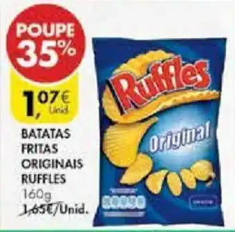 Pingo Doce Batatas Fritas Originais Ruffles 160g promoção