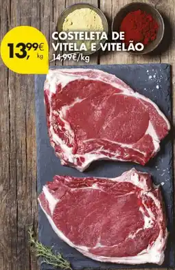 Pingo Doce Costeleta de vitela e vitelão promoção