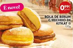 Pingo Doce Bola de berlim c/recheio de kitkat promoção