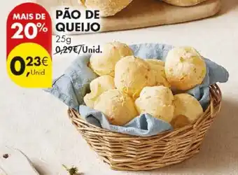 Pingo Doce Pão de queijo promoção