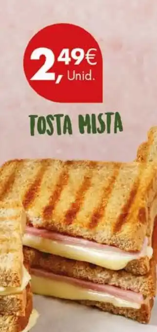 Pingo Doce Tosta mista promoção