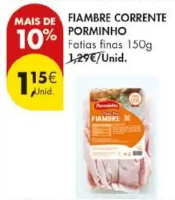 Pingo Doce Fiambre corrente porminho promoção