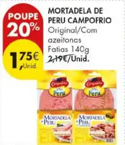 Pingo Doce Mortadela de peru campofrio promoção