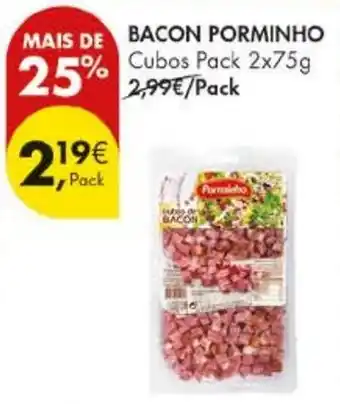 Pingo Doce Bacon porminho promoção