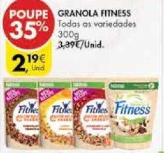 Pingo Doce Granola Fitness 300g promoção