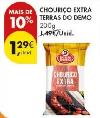 Pingo Doce Chouriço extra terras do demo promoção