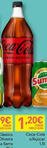 Recheio Coca-Cola s/Açúcar promoção
