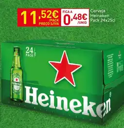 Recheio Cerveja Heineken promoção