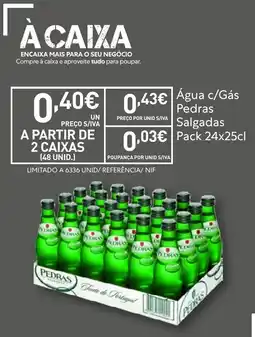 Recheio Água c/Gás Pedras Salgadas promoção