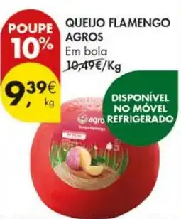 Pingo Doce Queijo flamengo agros em bola promoção