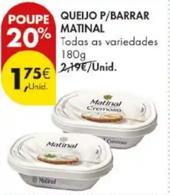 Pingo Doce Queijo p/barrar matinal promoção