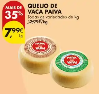 Pingo Doce Queijo de vaca paiva promoção