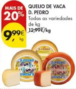 Pingo Doce Queijo de vaca d. pedro promoção